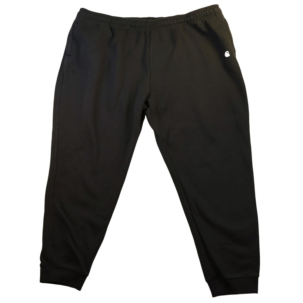 Carhartt Mens 3XL Relaxed Fit Sweatpants Black Fleece Joggers BN5307-M 105307